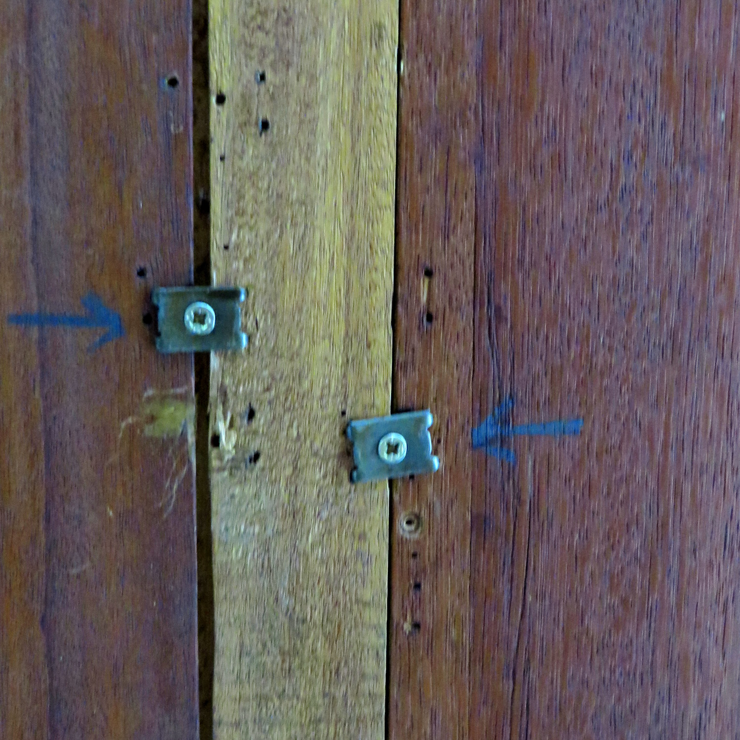 Vintage mid century 4-deurs teak kledingkast jaren 60