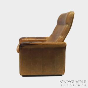 Vintage mid century easy arm chair / leather lounge chair, model DS 50 by De Sede, 1960s / Vintage leren design fauteuil model DS 50 van De Sede jaren '60 '70