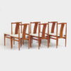6 Vintage teak Danish design dining chairs by Henning Sørensen 1960s Set of 6 vintage mid-century Danish design chairs by Henning Sørensen 1960s