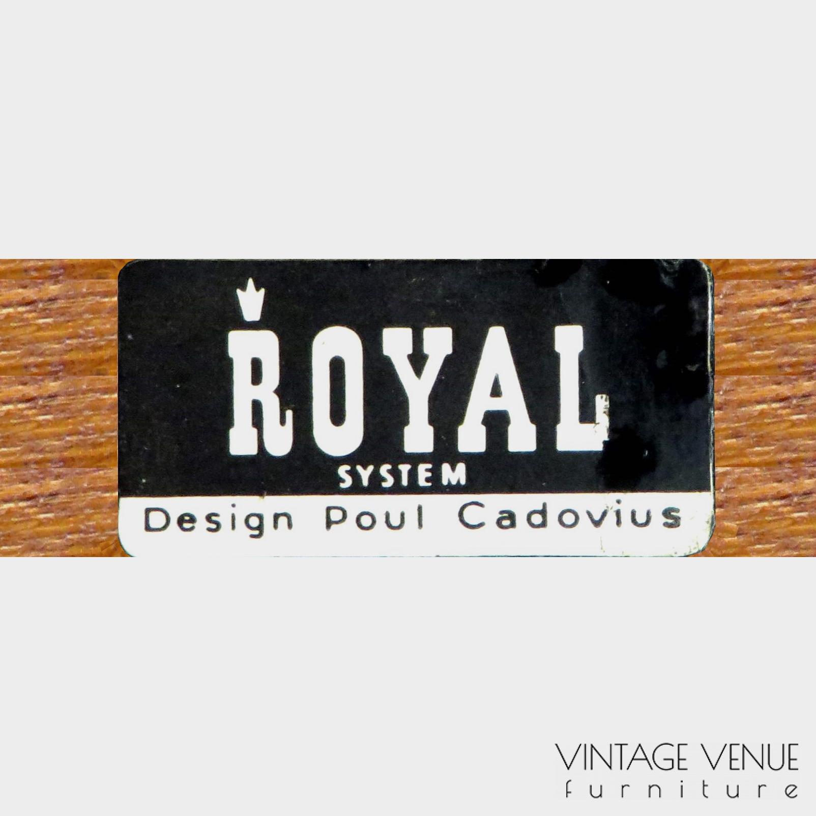 Vintage mid-century Poul Cadovius Royal System Wall Unit with cabinet, chest of drawers & shelves, Denmark 1960s / Vintage retro Danish design wall system Royal System by Poul Cadovius with chest of drawers, chest of drawers & shelves, Denmark 1950s 60s 70s Vintage mid-century Poul Cadovius Royal System Wall Unit with cabinet, chest of drawers & shelves, Denmark 1960s / Vintage retro Danish design wall system Royal System by Poul Cadovius with chest of drawers, chest of drawers & shelves, Denmark 1950s 60s 70s